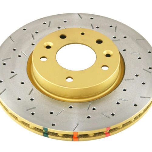 DBA 4000 Series Drilled and Slotted Front Rotor for Mazda 6 and Ford Fusion 2006-2009 - Premium Replacement - Image 2