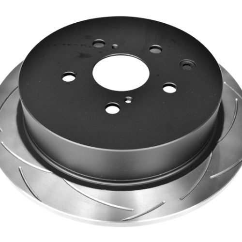 DBA Street Series T2 Slotted Rear Rotor for Toyota Sienna 2011-13 and Lexus RX350 2011-12 - Premium Replacement - Image 3