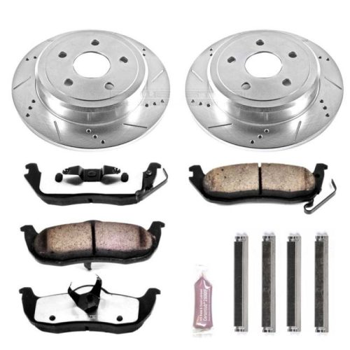 2007-2010 Jeep Grand Cherokee / Commander Heavy-Duty Brake Rotor and Ceramic Pad Upgrade - Premium Replacement