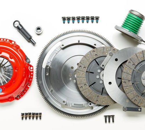 2005-2010 Ford Mustang 4.6L Street Dual Disc Clutch Kit with Flywheel - Heavy-Duty Performance Replacement