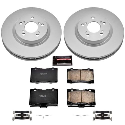 2005-2012 Acura RL Front Brake Rotor and Ceramic Pad Assembly - Heavy-Duty Fleet Replacement