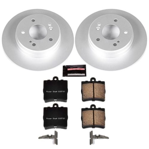 2000-2004 Mercedes-Benz SLK Series Z23 Evolution Sport Coated Brake Rotor and Carbon-Fiber Ceramic Brake Pads - Premium Replacement