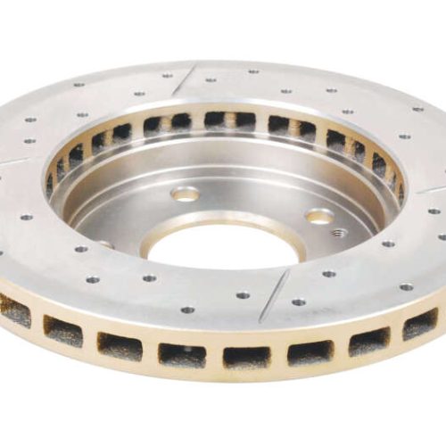 DBA Street Series Drilled and Slotted Rear Rotor for Mitsubishi Eclipse 1998-99 - Premium Replacement - Image 2