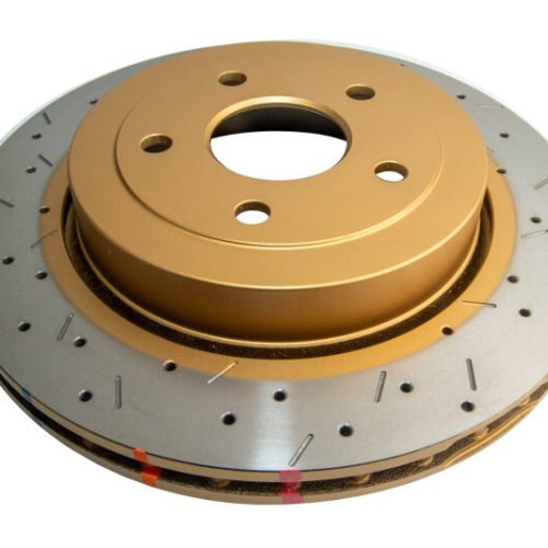 DBA 4000 Series T3 Slotted Drilled Rear Rotor for Jeep Grand Cherokee 2006-2010 - Premium Replacement - Image 6