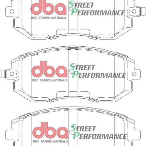 DBA Street Performance Brake Pads for Subaru Legacy and WRX 2006-2009 - Front Replacement