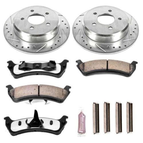2001-2001 Ford Explorer & Mercury Mountaineer Heavy-Duty Brake Rotor and Carbon-Fiber Ceramic Brake Pad Assembly - Premium Replacement