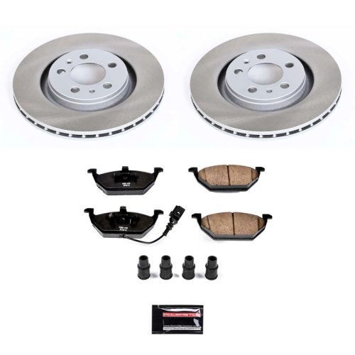 2001-2003 Volkswagen Golf & Beetle Front Semi-Coated Rotor Brake Kit - Premium Replacement