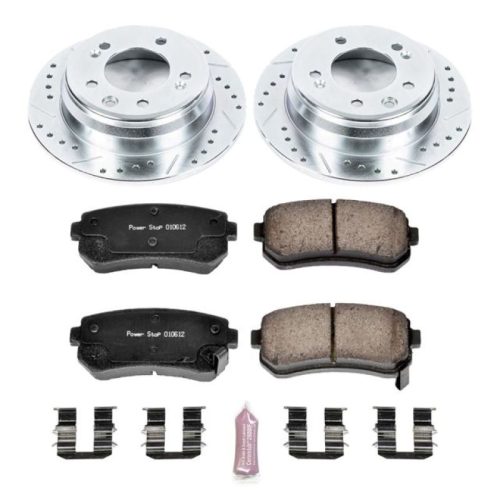 2010-2012 Hyundai Elantra, Tucson Rear Z23 Evolution Sport Brake Upgrade Kit - Premium Replacement