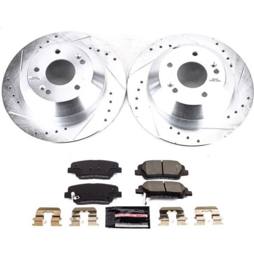 2019 Hyundai Santa Fe XL Rear Z23 Evolution Sport Brake Upgrade Kit - Premium Replacement for Heavy-Duty Braking Performance