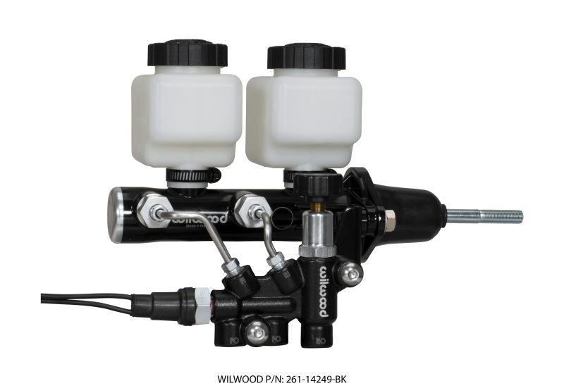 Heavy-Duty Tandem Remote Master Cylinder Kit with Combination Proportioning Valve for Automotive and Fleet Use