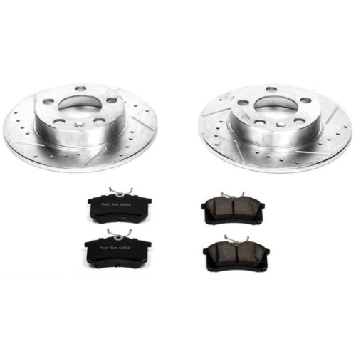 2002-2010 Volkswagen Beetle & 2003 Volkswagen Golf Rear Z23 Evolution Sport Brake Upgrade Kit - Premium Heavy-Duty Performance