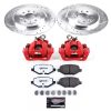 2010-2012 Ford Flex Rear Z36 Truck & Tow Brake Upgrade Kit with Calipers - Heavy Duty Drilled & Slotted Rotor Performance