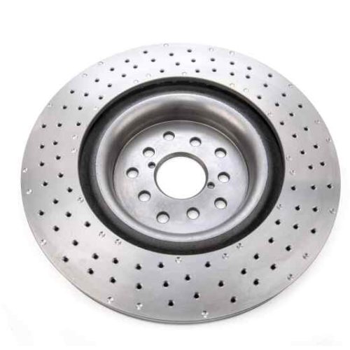 DBA 4000 Series XD Cross Drilled and Dimpled Front Rotor for Subaru WRX 2018-21 - Premium Replacement - Image 3
