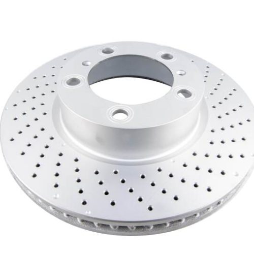 DBA Street Series Cross Drill and Slotted Rotor for 2014-15 Porsche Boxster - Premium Replacement - Image 2