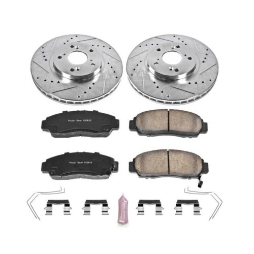 2011-2014 Acura TSX Front PowerStop Z23 Evolution Sport Brake Upgrade Kit - Premium Heavy-Duty Replacement