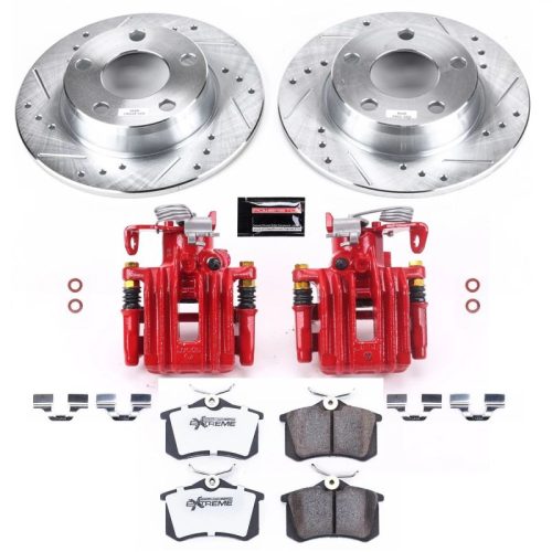 2000-2004 Audi A6 Quattro Rear Z26 Street Warrior Brake Upgrade Kit with Calipers - Premium Replacement