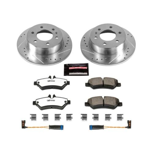 2010-2014 Mercedes-Benz Sprinter 2500/3500 Heavy-Duty Brake Rotor and Ceramic Pad Assembly - Premium Replacement
