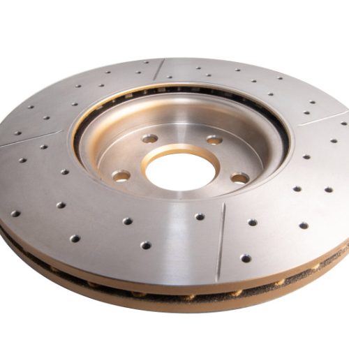 DBA Street Series Cross Drilled and Slotted Rotor for 2011-15 Volvo C30, C70, Ford C-Max, Lincoln MKC, Transit Connect - Premium Replacement - Image 7