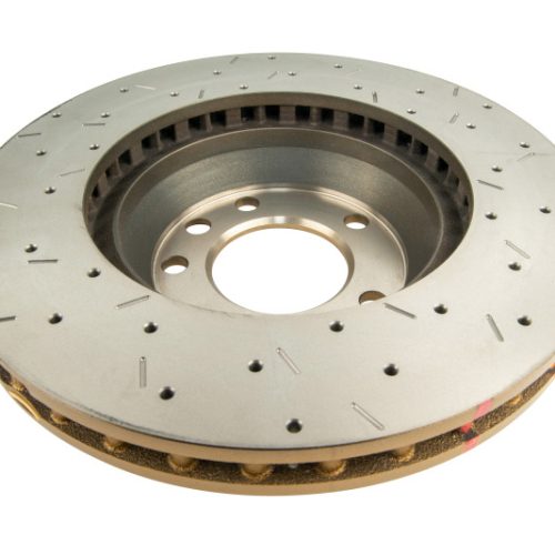 DBA 4000 Series Front Drilled and Slotted Rotor for Volkswagen Touareg and Audi Q7 2004-2010 - Premium Replacement