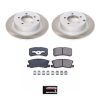 2010-2012 Dodge Avenger Rear Semi-Coated Rotor Brake Assembly - Heavy-Duty Fleet Replacement