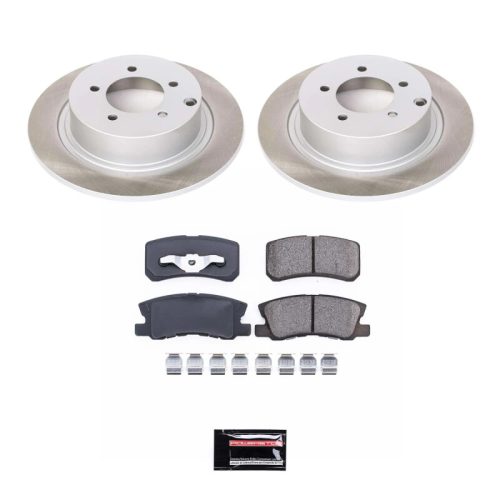 2010-2012 Dodge Avenger Rear Semi-Coated Rotor Brake Assembly - Heavy-Duty Fleet Replacement