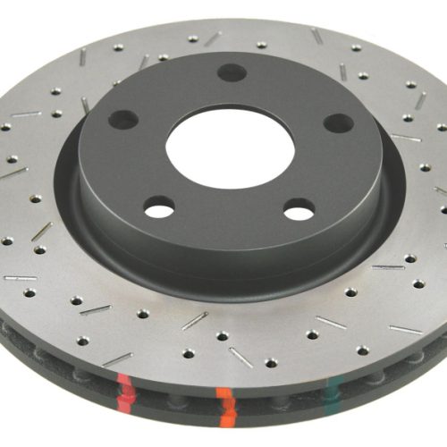 DBA 4000 Series Front Drilled and Slotted Brake Rotor for Nissan 370Z and Infiniti G37 (2010-14) - Premium Replacement - Image 3
