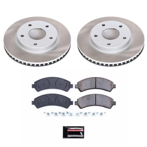 1998-1999 Isuzu Hombre & Chevrolet Blazer Front Semi-Coated Rotor Brake Assembly - Heavy-Duty Replacement for Fleet and Truck Use