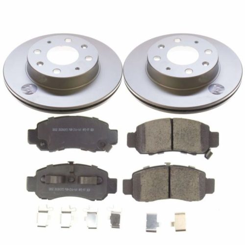 2000-2006 Honda Insight Front Brake Rotor and Ceramic Pad Assembly - Premium Replacement