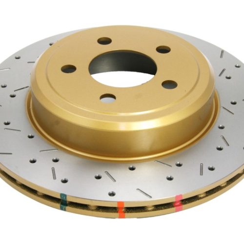 DBA 4000 Series Rear Drilled and Slotted Rotor for Dodge Charger Challenger Chrysler 300 2009-12 - Premium Replacement - Image 6