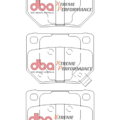 DBA XP Series Heavy-Duty Rear Brake Pads for Nissan 300ZX 1992-96 - Premium Replacement