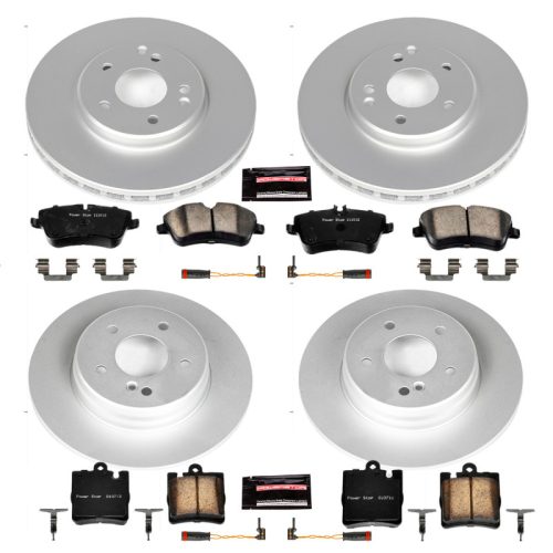 2004-2009 Mercedes-Benz CLK and C-Class Front & Rear Z23 Coated Brake Kit - Heavy Duty Performance Upgrade