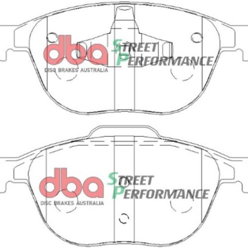 DBA Street Performance Brake Pads Front Fitment for Mazda 5 2010-12 and Volvo C30 C70 2011 - Premium Replacement