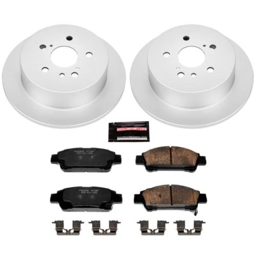 2007-2009 Toyota Sienna Rear Brake Rotor and Ceramic Pad Assembly - Premium Replacement