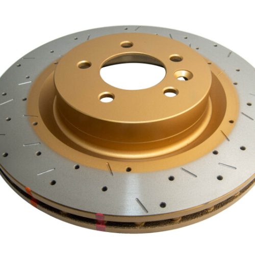 DBA 4000 Series Drilled and Slotted Front Rotor for Land Rover LR4 and Range Rover Sport 2010-12 - Premium Replacement - Image 5