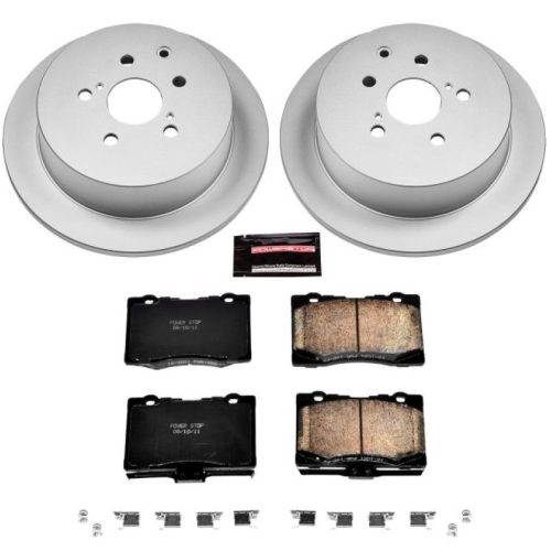 2010-2015 Lexus RX350 & 2011 Toyota Sienna Heavy-Duty Brake Rotor and Ceramic Pad Assembly - Premium Replacement