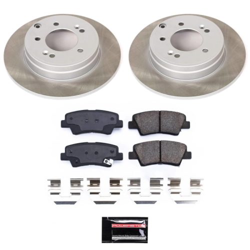 2010-2011 Hyundai Sonata & Azera Rear Semi-Coated Rotor Brake Assembly - Heavy-Duty Fleet Replacement