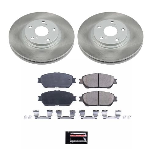 2002-2006 Lexus ES300, 2004-2006 Lexus ES330 Front Semi-Coated Rotor Brake Assembly - Premium Replacement