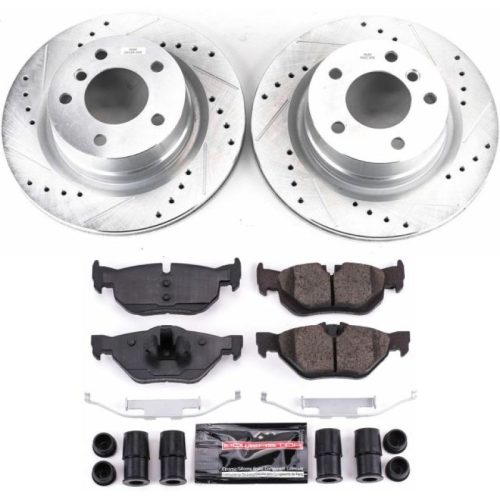 2010-2013 BMW 128i Rear PowerStop Z23 Evolution Sport Brake Upgrade Kit - Premium Heavy-Duty Replacement