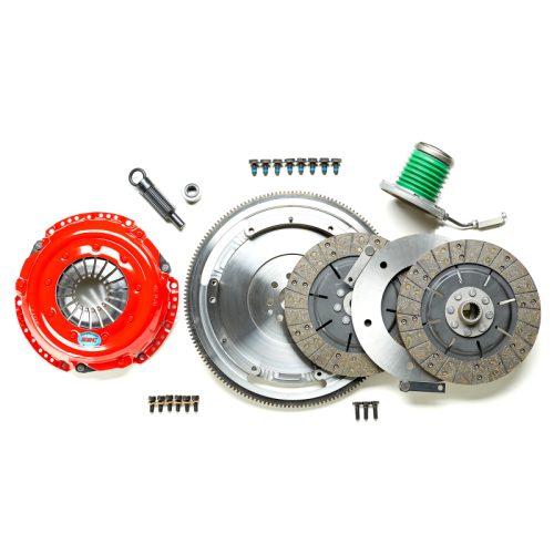 2005-2010 Ford Mustang 4.6L V8 Comp Dual Disc Clutch Kit with Flywheel - Heavy-Duty Performance Replacement - Image 2