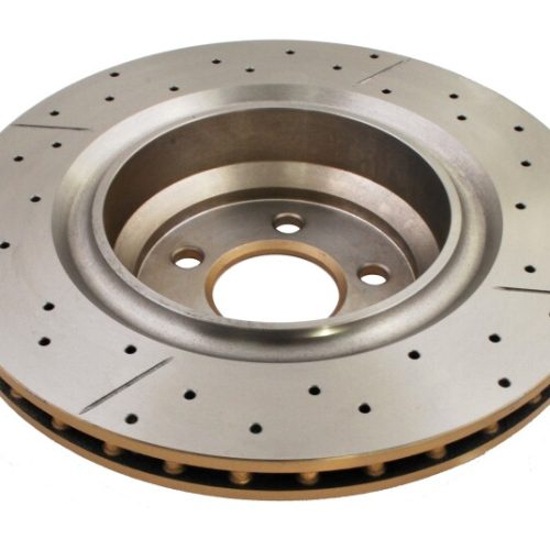 DBA Street Series Rotor for 2010 Chrysler 300, Dodge Challenger, and Dodge Charger - Rear Drilled & Slotted Performance Replacement - Image 3