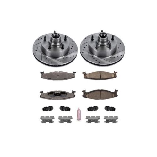 1994-1998 Ford E-150 Front Z36 Truck & Tow Brake Rotor and Pad Upgrade Kit - Heavy-Duty Performance Replacement