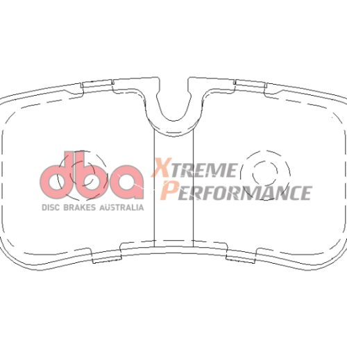 DBA XP Performance Rear Brake Pads for Land Rover LR3 LR4 Range Rover Sport 2010-2011 Heavy-Duty Brake Pad Assembly - Premium Replacement