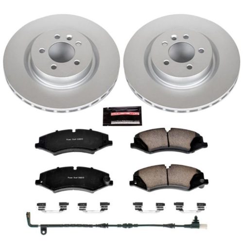 2010-2013 Land Rover Range Rover Sport Front Brake Rotor and Carbon-Fiber Ceramic Pad Assembly - Heavy-Duty Performance Upgrade