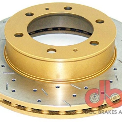 DBA 4000 Series XS Rotor for Toyota 4Runner 2006-2011 Front Drilled and Slotted Replacement - Image 3