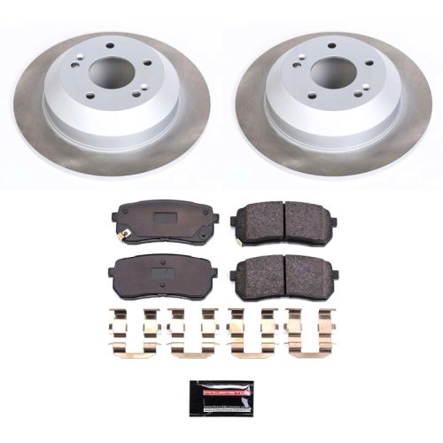 2015-2016 Kia Sedona Rear Semi-Coated Rotor Brake Assembly - Heavy-Duty Fleet Replacement