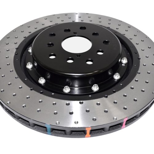 DBA 5000 Series Front 2-Piece Drilled Rotor for Subaru WRX 2018-21 - Premium Replacement - Image 3
