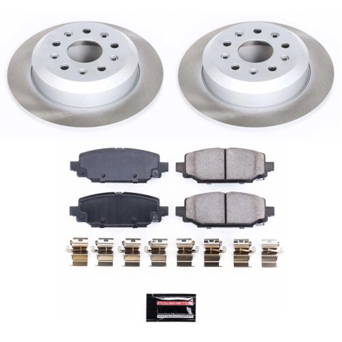 2018-2020 Jeep Wrangler Rear Semi-Coated Rotor Brake Kit - Premium Replacement by PowerStop Part SC7943