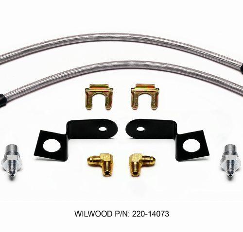 220-14073 Wilwood Flexline Kit 14-inch M10-1.00 90 Degree Drop-in Replacement