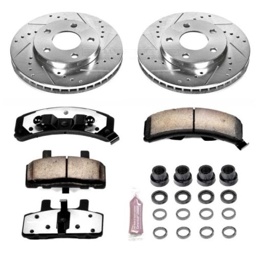 1990-1992 Cadillac Fleetwood & DeVille Heavy-Duty Brake Rotor and Ceramic Pad Upgrade Kit - Premium Replacement