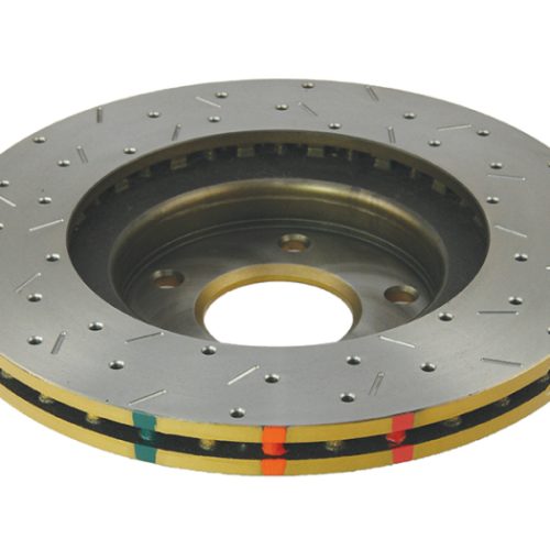 DBA 4000 Series XS Rotor for Nissan Maxima, Infiniti G35, 350Z Front Drilled & Slotted - Premium Replacement - Image 7